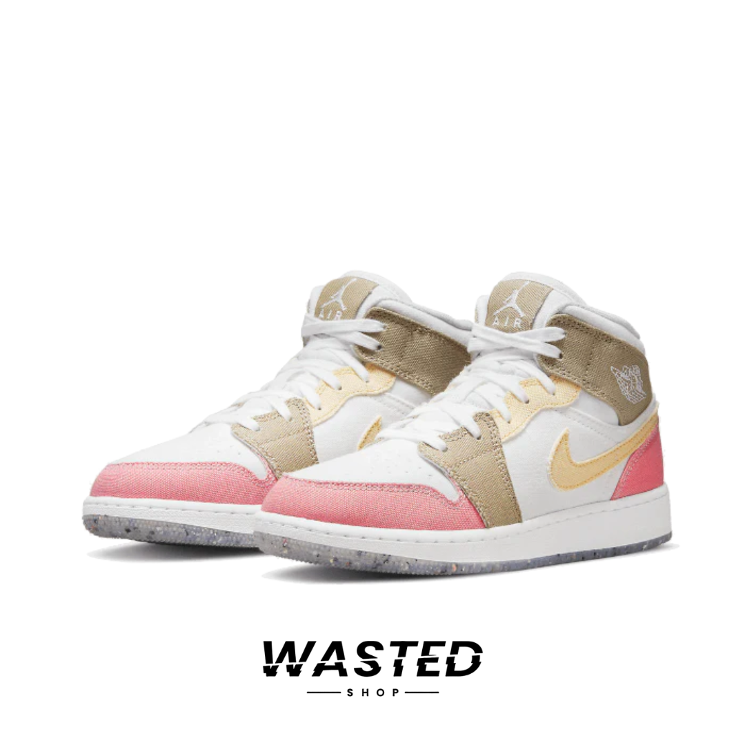 AIR JORDAN 1 MID PASTEL GRIND Wasted Shop