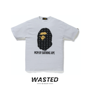 BAPE x MCM By Bathing Tee White/Black