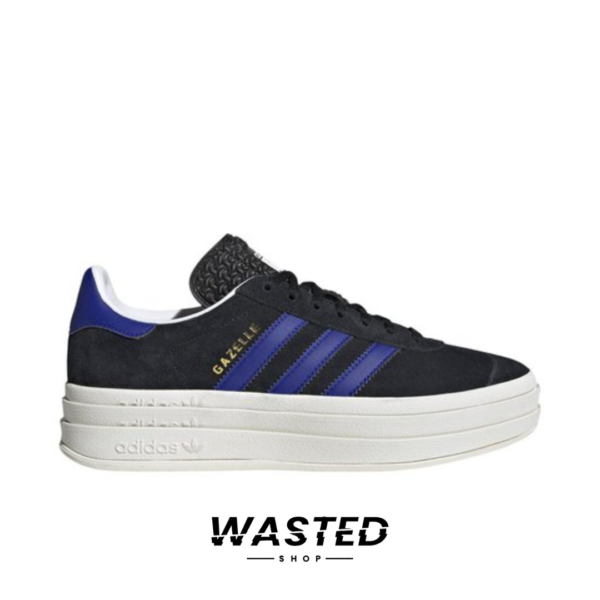 adidas Gazelle Bold Core Black Lucid Blue