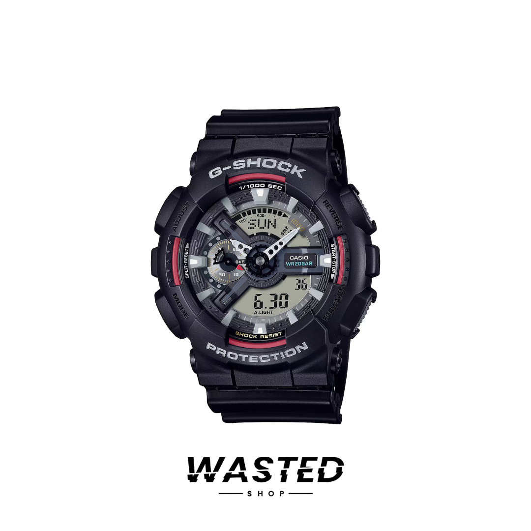 G-Shock GA110RL-1A Black & Red Analog & Digital Watch