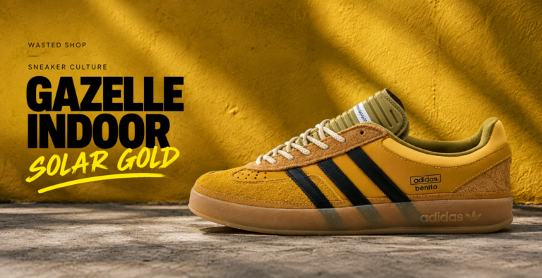 Bad Bunny adidas Gazelle Indoor Solar Gold