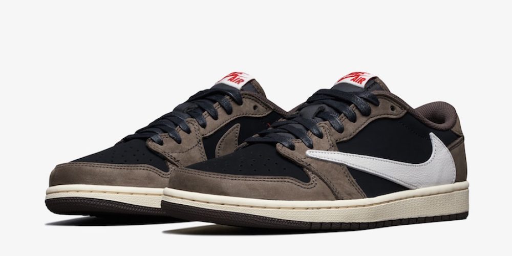 Air Jordan 1 Low x Travis Scott 'Mocha