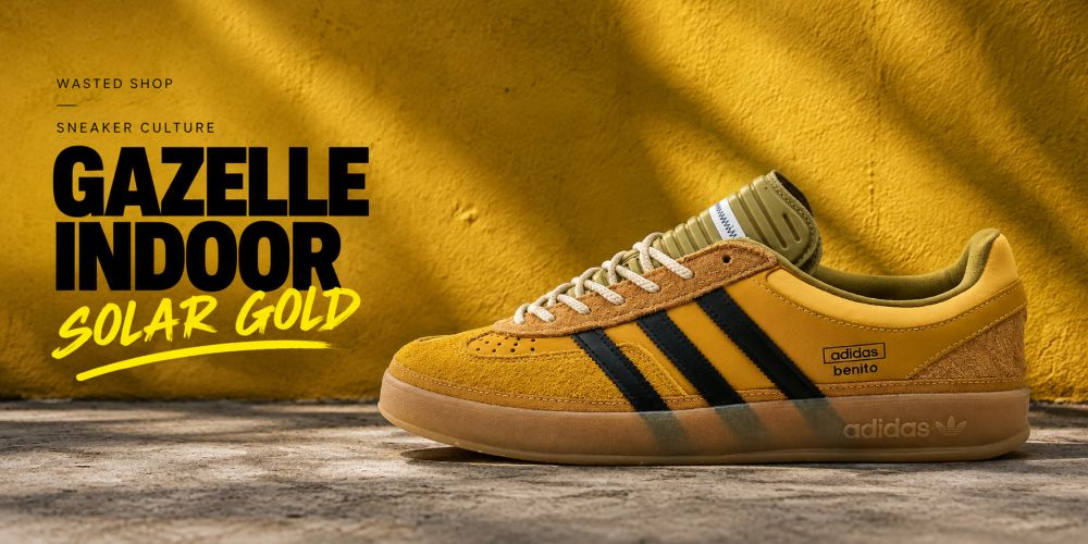 Bad Bunny adidas Gazelle Indoor Solar Gold
